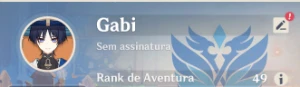 Conta de Genshin Impact com Kazuha e Andarilho