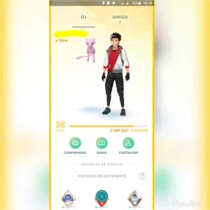 CONTA POKÉMON GO LV 38.9 INSTINCT - ULTRA RARA SUPREMA 100%
