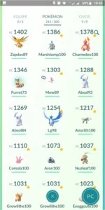 CONTA POKÉMON GO LV 38.9 INSTINCT - ULTRA RARA SUPREMA 100%