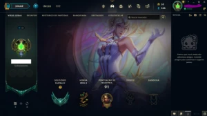 Conta platina lol com lux elementalista - League of Legends
