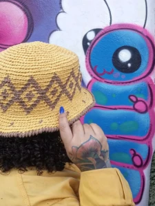 Bucket Amarelo areia - Artesanato e Personalizados