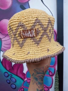 Bucket Amarelo areia - Artesanato e Personalizados