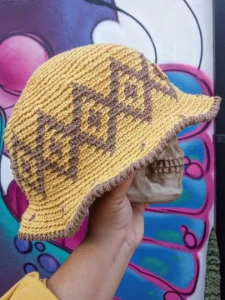 Bucket Amarelo areia - Artesanato e Personalizados