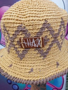 Bucket Amarelo areia - Artesanato e Personalizados