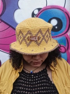 Bucket Amarelo areia - Artesanato e Personalizados