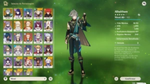 Genshin impact - ⭐5 personagens de 5 estrelas + arma⭐