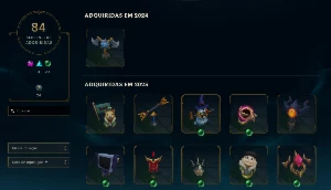 Conta LOL Parada Ex Diamante 1097 Skins Todas Ultimate - League of Legends