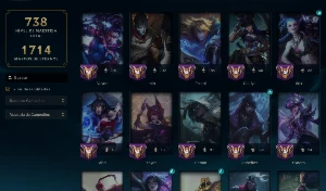 Conta LOL Parada Ex Diamante 1097 Skins Todas Ultimate - League of Legends