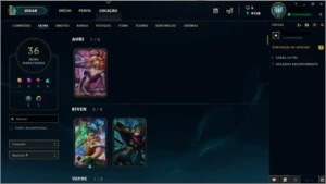 Conta League of Legends LOL
