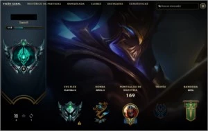 Conta lol platina 4/ Platina 2 flex 38 skins/ 58 champions - League of Legends