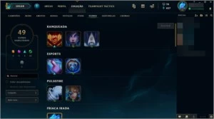 Conta League of Legends LOL