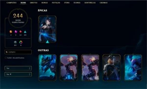 Conta lol de 2012 - League of Legends