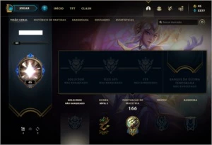 Conta unranked com 20 skins e 54 champs - League of Legends LOL