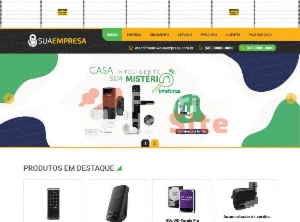 Site Pronto Tema Segurança Eletrônica Em Php Com Painel Admi