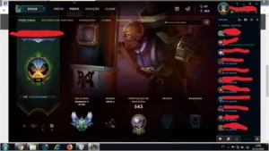 Conta League of legends D5 (singed pelotão riot,) 223 skins LOL
