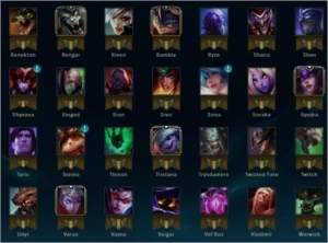 Acc Gold 1 81 Champs - League of Legends LOL