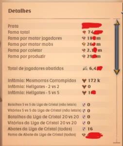 Conta Albion +12.5b de Prata em Itens - Craft Gloves 650 - Albion Online