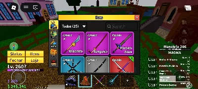 Conta Roblox 2 frutas permanentes | 99 noites e muito mais
