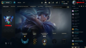 Conta league of legends com 847 skin Platina 3 LOL