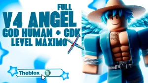 BLOX FRUITS > 👼V4 ANGEL FULL + ⚔️CDK + 👊GHM + ✨BRINDES🩵