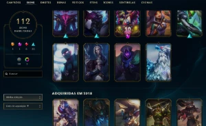 Ferro 2 com TODOS os champs e 115 Skins  ( Main ADC ) - League of Legends LOL