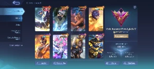 Conta Mobile Legends Lv 109 - 332 Skins - 129 Heróis