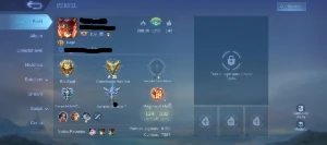 Conta Mobile Legends Lv 109 - 332 Skins - 129 Heróis