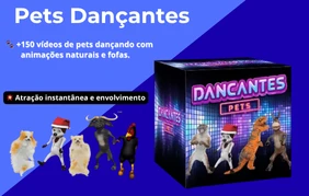 🎬🐾 Pack +150 Vídeos de Pets Dançantes - Atraia Atenção🔥