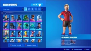 Conta de fortnite, salve o mundo, 161 skins.