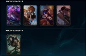 Conta League of legends Diamante 4 55 skins 135 campeoes LOL