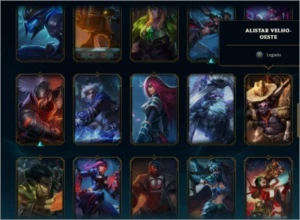 Conta League of legends Diamante 4 55 skins 135 campeoes LOL