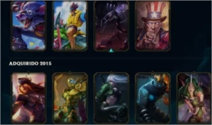 Conta League of legends Diamante 4 55 skins 135 campeoes LOL
