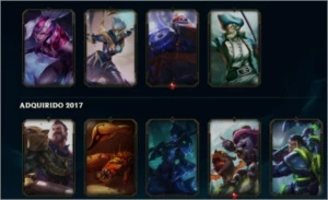 Conta League of legends Diamante 4 55 skins 135 campeoes LOL
