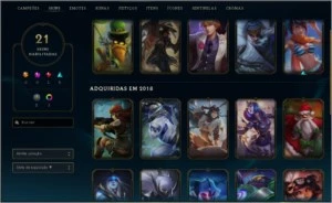 CONTA LOL DIAMANTE 4 - League of Legends