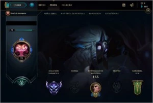 CONTA LOL DIAMANTE 4 - League of Legends