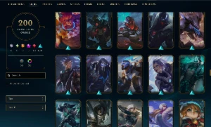 Conta Ex-Mestre(Atual:Diamante 2) /200 SKINS/Todos Champions - League of Legends LOL