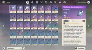 Conta Genshin Impact NA AR 56 c/ Diluc Xiao Venti e + 10 T5!