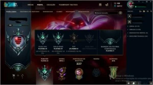 Conta League Of Legends Platina III LOL