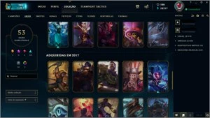 Conta League Of Legends Platina III LOL