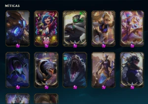 Conta com 657 skins - League of Legends LOL