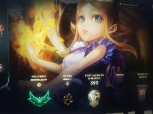 Conta com 657 skins - League of Legends LOL
