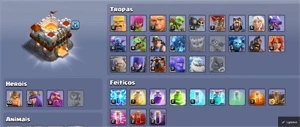 CONTA CLASH OF CLANS CV 11