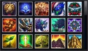 SKINS RARAS [Kayle Juíza & Rammus Rei] lvl 30 S6 Unranked - League of Legends LOL