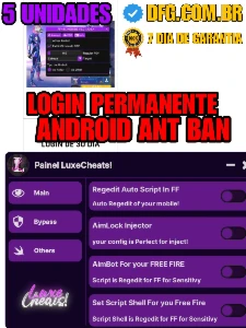 Ffh4x Android Permanente No Menor Preço - Free Fire