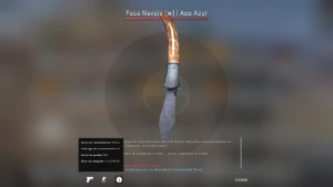 Navaja Aço Azul - Counter Strike CS