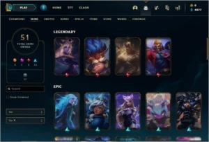 Conta 2014 League of Legends, skins variadas, barata LOL