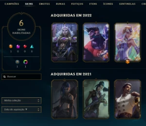 Venda de 10 contas lvl 30+ - League of Legends LOL
