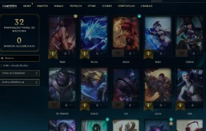 Venda de 10 contas lvl 30+ - League of Legends LOL