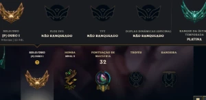 Venda de 10 contas lvl 30+ - League of Legends LOL