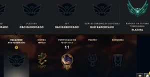 Venda de 10 contas lvl 30+ - League of Legends LOL